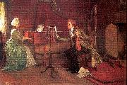 A Difficult Duet Millet, Francis David